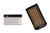 Sage Grouse Leather Tooled Pocket Knife Slip, Black/Natural "Skulls" Pattern, Medium
