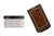 Sage Grouse Leather Tooled Pocket Knife Slip, Chocolate/Rust "Wagon Wheels" Pattern, Small