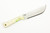 Woods Monkey - Widdle Chete by L.T. Wright - AEB-L Steel - Convex Machete Grind - Satin Finish - Green Bone Handle - 4