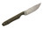 Bear Den Blades - Medic EDC - 2.75" AEB-L Fixed Blade W/ OD Green Canvas Micarta W/ Orange Liners Handle