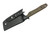 Bear Den Blades - Medic EDC - 2.75" AEB-L Fixed Blade W/ OD Green Canvas Micarta W/ Orange Liners Handle