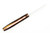 Bear Den Blades - Medic EDC - 2.75" AEB-L Fixed Blade W/ Desert Ironwood W/ Orange Liners Handle - 2