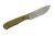 Very Good Knife Company - Tradition Jr. - 3.5" AEB-L Fixed Blade W/ Green Canvas Micarta W/ Orange Liners Handle