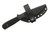 Very Good Knife Company - Wasp - 3" AEB-L Fixed Blade W/ Black Canvas Micarta W/ Red Liners Handle