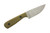 Very Good Knife Company - Adventure - 3.75" AEB-L Fixed Blade W/ Green Canvas Micarta W/ Orange Liners Handle
