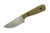 Very Good Knife Company - Adventure - 3.75" AEB-L Fixed Blade W/ Green Canvas Micarta W/ Orange Liners Handle