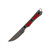 White River Knives: Shoal - Magnacut Steel - Gray & Red Textured G10 - Kydex Sheath