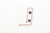 Aux Mfg - Pocket Lint Sheath - White Leather with Red Stitching