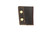 Aux Mfg - Pocket Lint Sheath - Dark Brown Leather with Tan Stitching