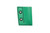 Aux Mfg - Pocket Lint Sheath - Green Leather with Blue Stitching