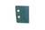 Aux Mfg - Pocket Lint Sheath - Blue Leather with Green Stitching