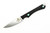 Ice Age Blades - Slim Scout - 3" AEB-L Steel Fixed Knife W/ Black Micarta W/ Blue Cerakoted Bolts Handle 