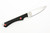 Ice Age Blades - Slim Scout - 3" AEB-L Steel Fixed Knife W/ Black Micarta W/ Orange Cerakoted Bolts Handle 