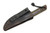 JP Bladesmithing - Fang XL - 3.125" AEB-L Fixed Blade W/ Green Mountain Camo Dymalux Handle & Black Leather Sheath
