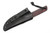 JP Bladesmithing - Fang XL - 3.125" AEB-L Fixed Blade W/ Apple Jack Dymalux W/ Mirkwood Texture Handle & Black Leather Sheath