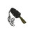 Aux Mfg Runt Fixed Blade, Green G10, Rose PVD 14C28N - AUX011GRN