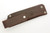 LT Wright Knives Small Northern Hunter - AEB-L Steel - High Saber Grind - Brown Burlap Handles W/ Orange G-10 Liners W/ Mountain Finish