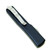 Microtech UTX-70 Double Edge, Black Aluminum / Stonewash M390 - 147-10