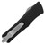 Microtech Troodon Double Edge, Black Aluminum / Stonewash M390 - 138-10