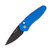 ProTech Sprint - Blue Aluminum / DLC CPM-S35VN - 2907-BLUE