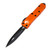 Microtech UTX-85 Double Edge, Orange Aluminum / Black M390 - 232-1OR
