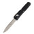 Microtech Ultratech Drop Point, Black Aluminum / Apocalyptic M390 - 121-10AP