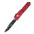 Microtech UTX-70 Drop Point, Red Aluminum / Black M390 - 148-1RD