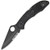Spyderco Delica 4, Black FRN / Black TiCN VG-10, Partially Serrated - C11PSBBK