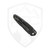 ProTech Newport Black Wave Pattern MOP Button, DLC S35VN - 3437
