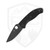 Spyderco Tenacious Lightweight, Black FRN / Black Oxide 8Cr13MoV - C122PBBK