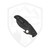 Spyderco Matriarch 2 Emerson Opener, Black FRN / Black TiCN VG-10, Serrated - C12SBBK2W