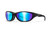 Wiley X 698 Airrage POL Blue Mirror/Gloss Black Frame