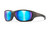 Wiley X CCGRA04 Gravity POL Blue Mirror Lens/Black Crystal Frame