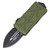 Microtech Exocet Double Edge, OD Green Aluminum / Black M390 - 157-1OD