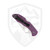 Spyderco Delica 4, Purple FRN / Satin VG-10 - C11FPPR