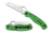 Spyderco Atlantic Salt, Green FRN / Satin LC200N - C89FPGR