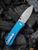 WE Knife 2004A Banter Blue G10 Satin CPM S35VN