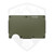 Ridge Wallet Aluminum OD Green, Money Clip