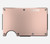 Ridge Wallet Aluminum Rose Gold, Cash Strap