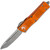 Microtech Combat Troodon Tanto, Distressed Orange Aluminum / Apocalyptic M390 - 144-10DOR