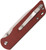 QSP Parrot - Red Micarta / D2 - QS102-E