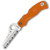 Spyderco 79mm Rescue, Orange FRN / Satin VG-10, Serrated - C45SOR