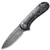 Civivi Elementum - Silver Shred Carbon Fiber / Damascus Blade - C907C-DS2