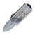 Microtech Exocet Sand Trooper Double Edge, Desert-Worn White Aluminum, Desert-Worn White M390 - 157-1SA