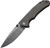 Civivi Brazen - Dark Green Micarta / Black Hand Rubbed Damascus - C2102DS-3