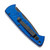 Piranha Pocket Tactical Blue - Black 154CM - P1-BT