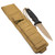 Spartan Blades Harsey TT - Flat Dark Earth CPM S45VN / Black Micarta w/ Tan Nylon MOLLE Sheath - SB43DEBKNLTN
