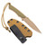 Spartan Blades Phrike - Flat Dark Earth CPM S45VN / Green G10 w/ Tan Kydex Sheath - SB17DEGRKYTN