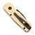 Pro-Tech Runt 5 - Bronze ALU Handle - DLC Black Wharncliffe Blade - R5112