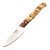 Bordertown Blades 2.75" Custom Paring Knife - Maple Burl/Cocobolo w/ Black Liner / AEB-L